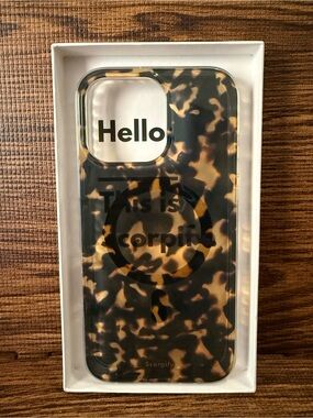 Tortoiseshell iPhone 16 Pro Max Case – Brown/Black